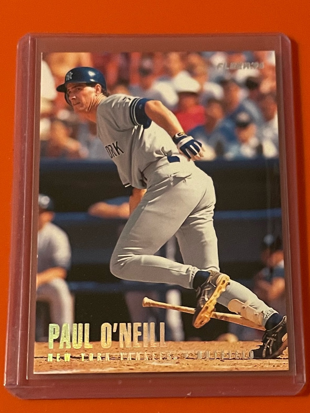 Paul O'Neill #192 1996 Fleer Baseball Trading Card